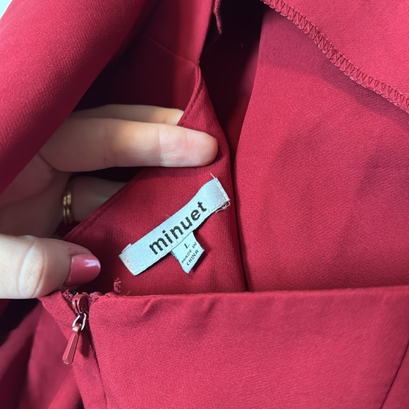 Minuet Red Ruffle Dress - Picture 5 of 5